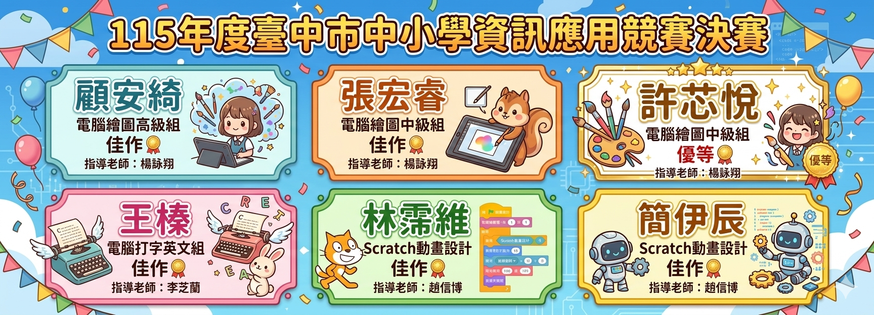 115年度臺中市中小學資訊應用競賽決賽
